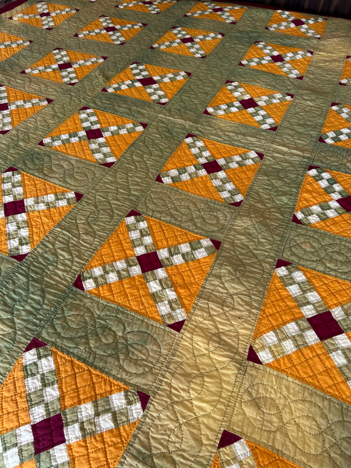 Antique Cross Quilt | Early 1900s