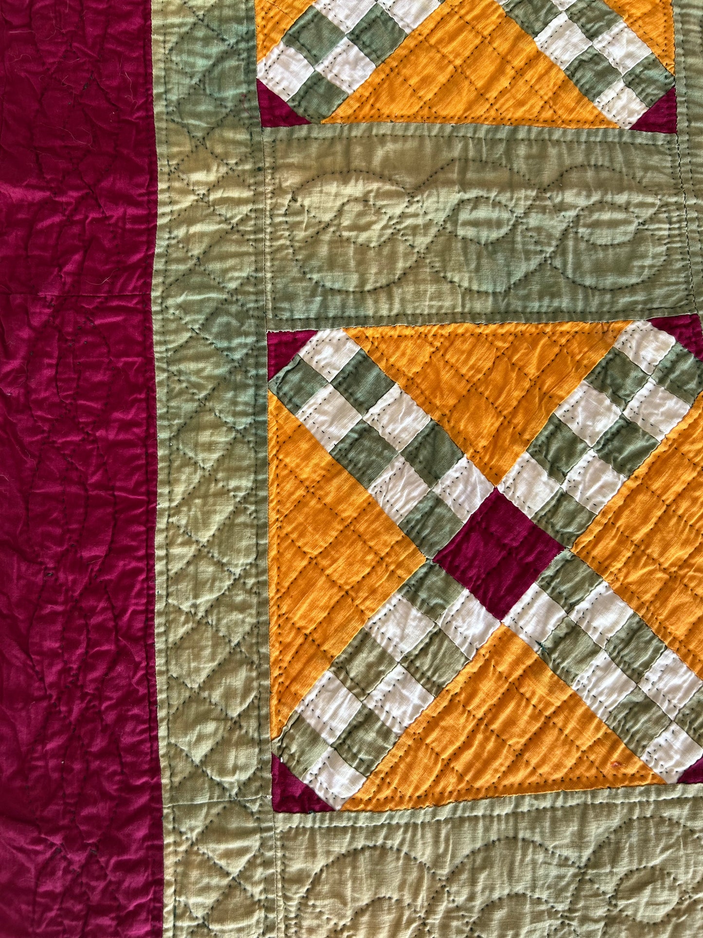 Antique Cross Quilt | Early 1900s
