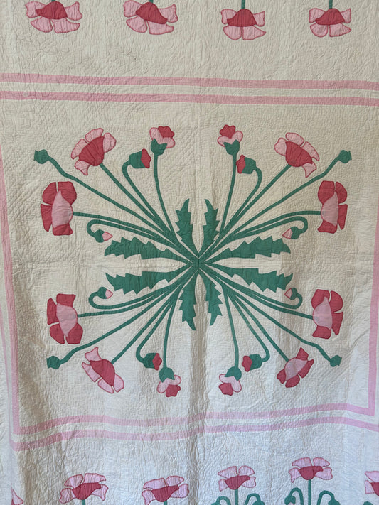 Marie Webster Poppy Quilt | 1930s