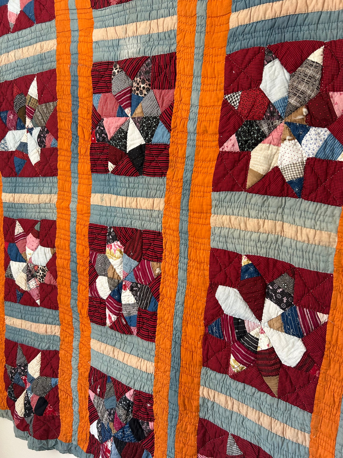 Antique Lemoyne Star Quilt | Early 1900s