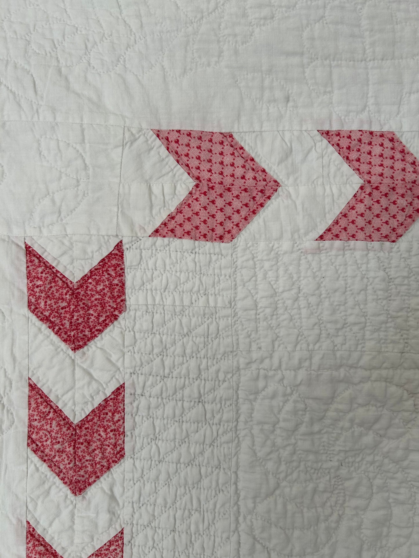 Red Starburst Quilt | Early 1900s