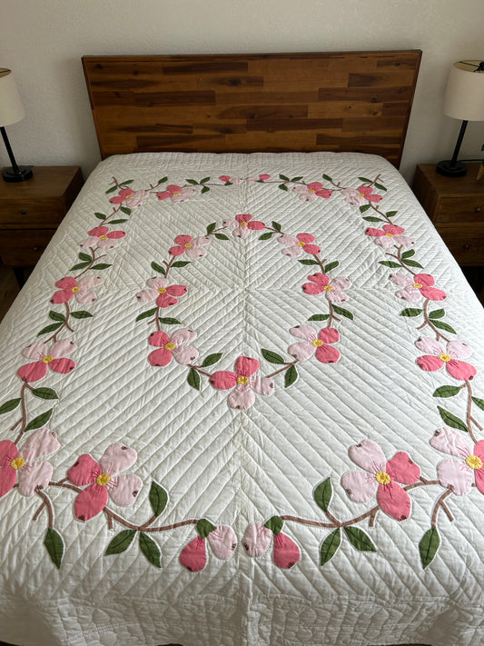 Dogwood Applique Quilt | 1930s